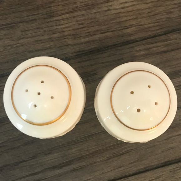 Noritake - Halls of Ivy (Gold Trim) - Salt & Pepper Set - Picture 2 of 7